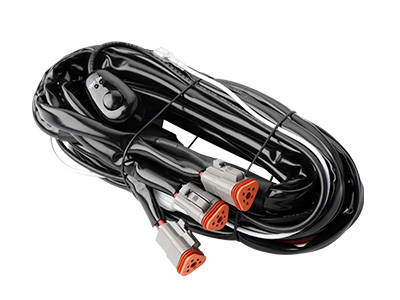 Kabelsæt til 3 lys, m/3pin DT stik (DRL) for SEEKER NS7 + 9