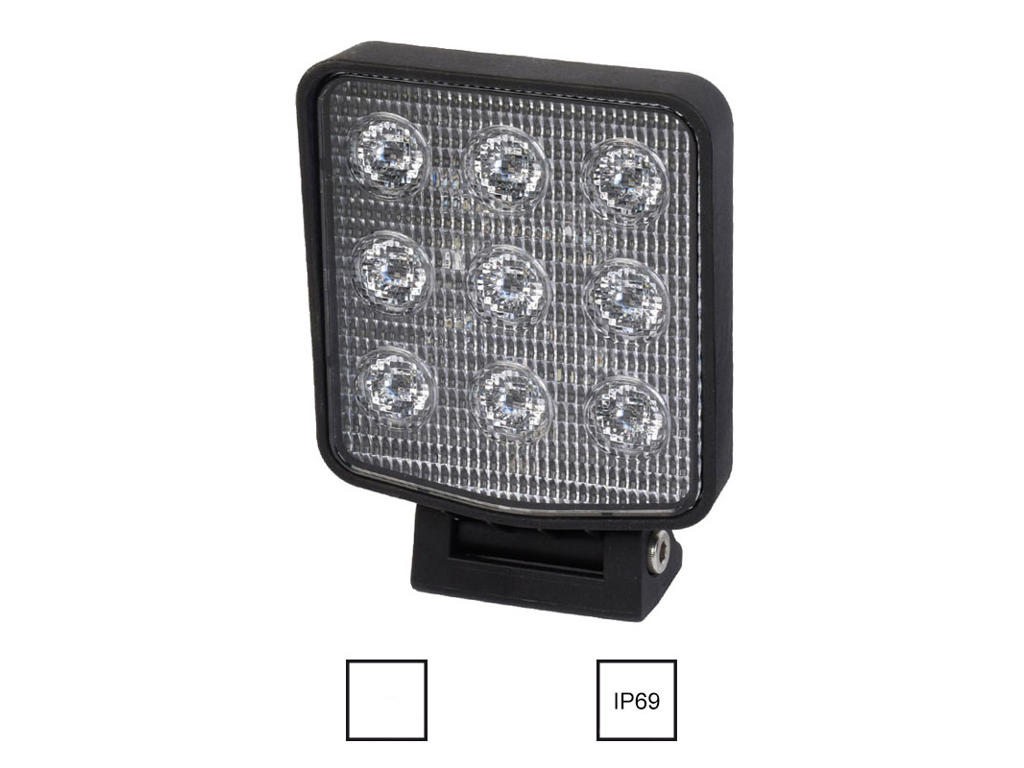 LED Arbejdslampe. 27W. 9-36V