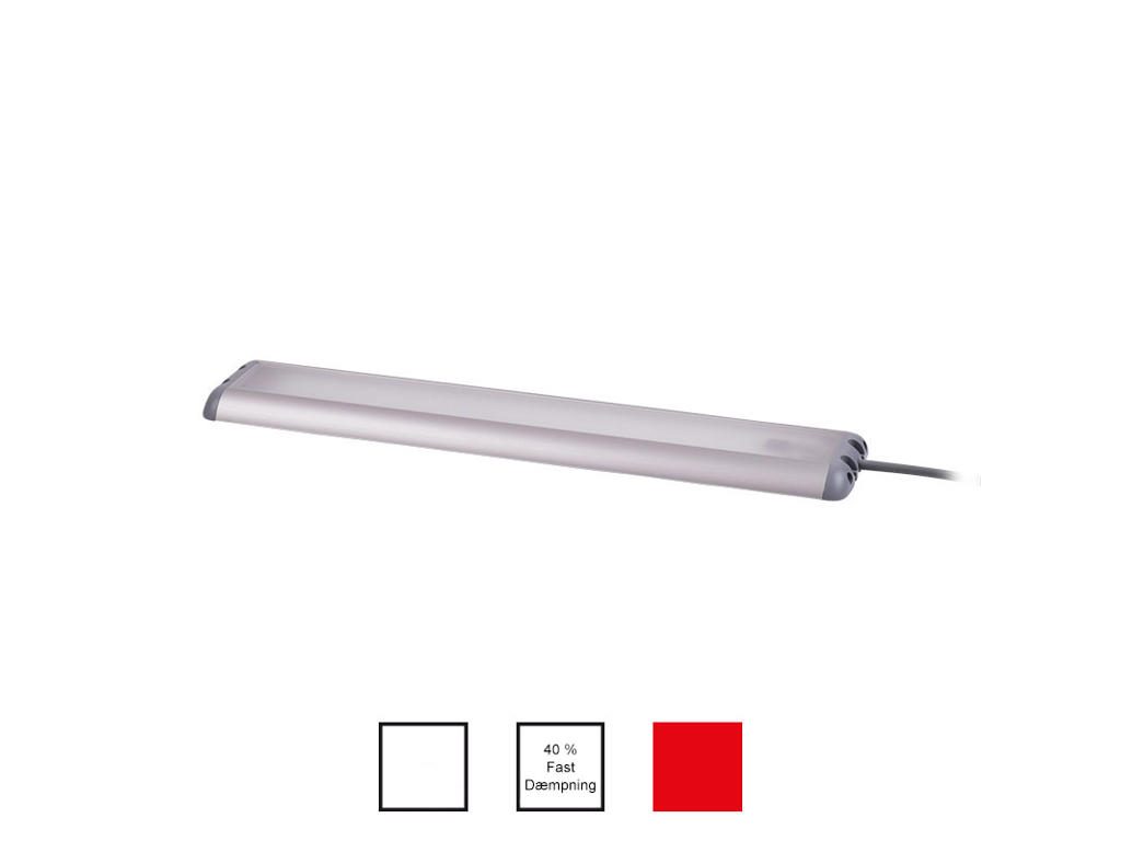 LED 900lum 10-32V 4000K/rød