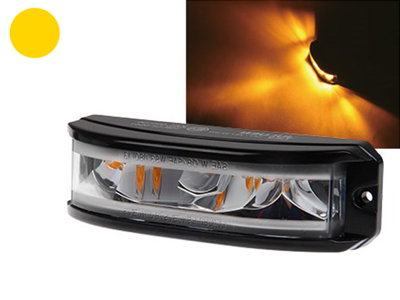 AXIXTECH LED Flash horisontal 180° - Gult lys