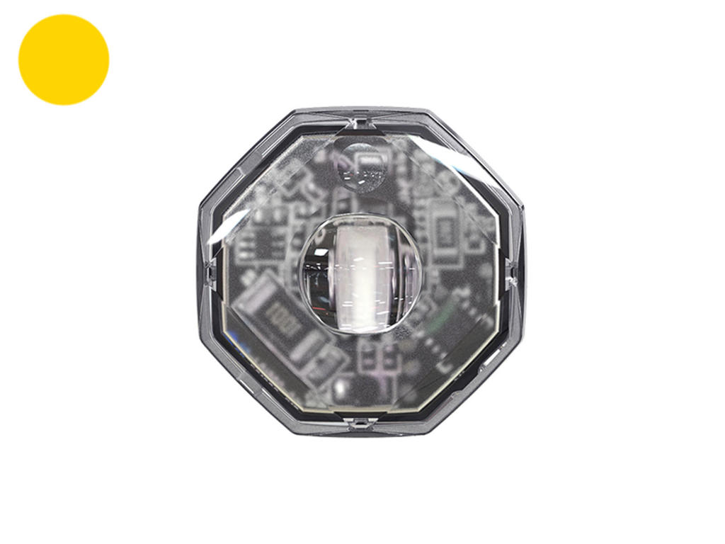 AXIXTECH - Octa-Fit Mini, gult blink 