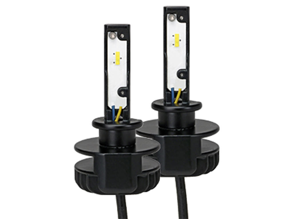 C-BRIGHT LED H1  Konveterings kit. 2 stk Pærer. 38W (19W pr stk). 6000K.  1900Lumen pr stk. 10-30v (ikke godkendt til vejbrug - kun offroad)