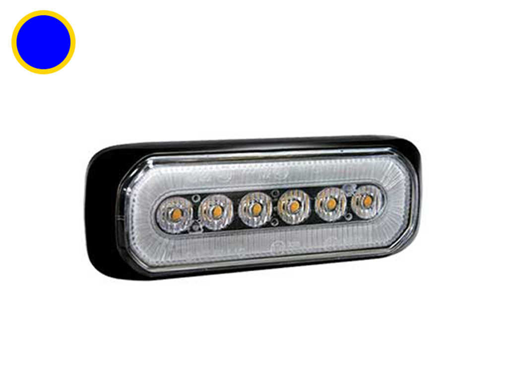 AXIXTECH LED FLASH Gul/Blå