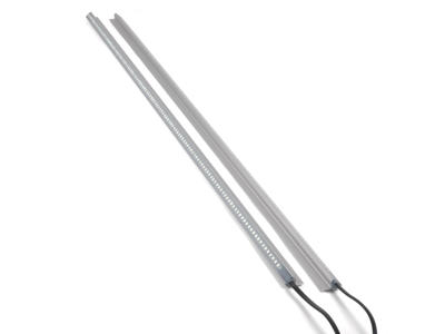 LED skinne2 vinklet, højre. 104 cm. 10W/m. 20-30V.