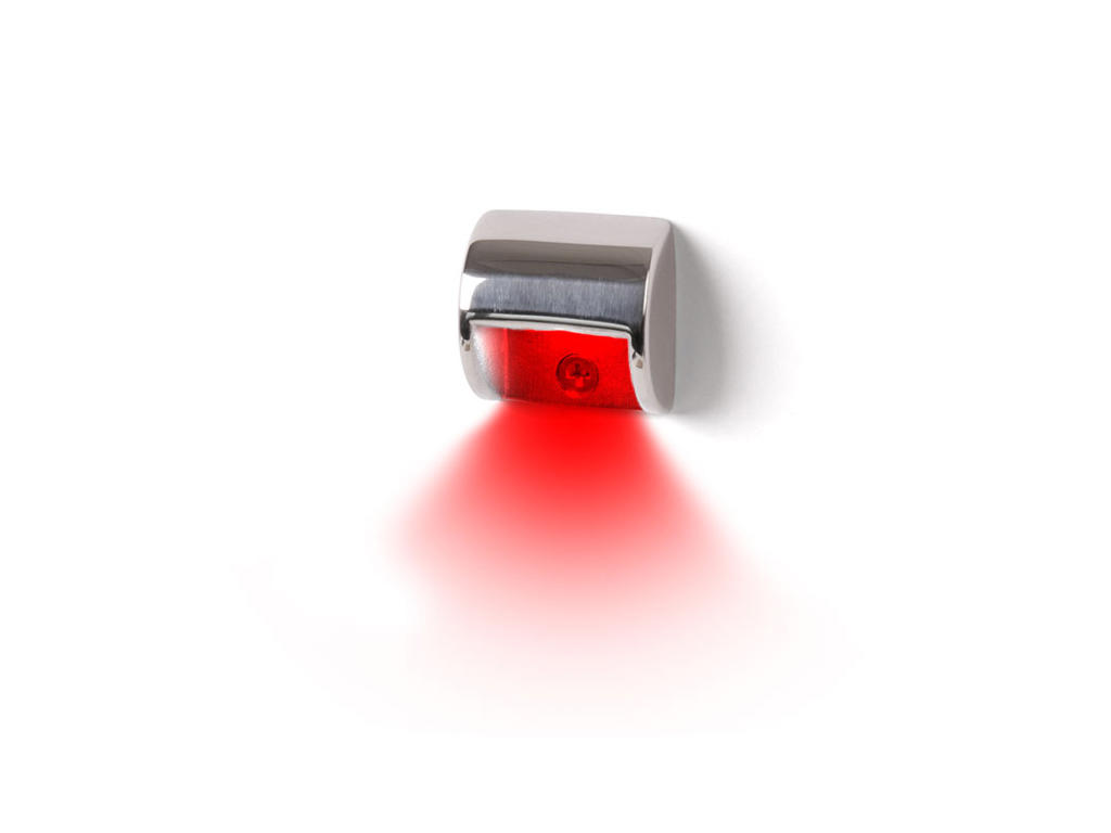 LED trappelys. Rød lys. 45 lumen. 10-15V