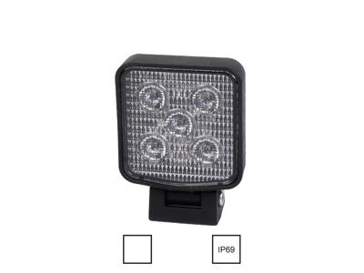 Lille LED arbejdslampe. 9-36V.