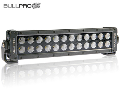 BULLPRO kurvet LED lysbar, 357 mm. 120W/10-30V