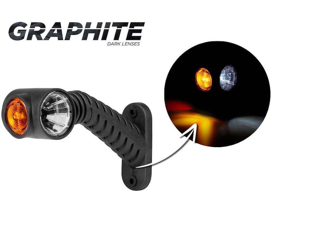 Triple stalk marker light