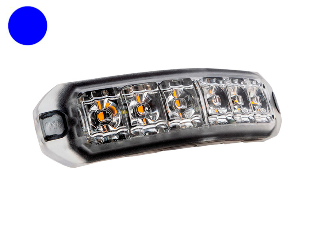 OPTIBEAM FLEX LM6 - Fleksibel suplerende blink. Blå lys. ECE R65