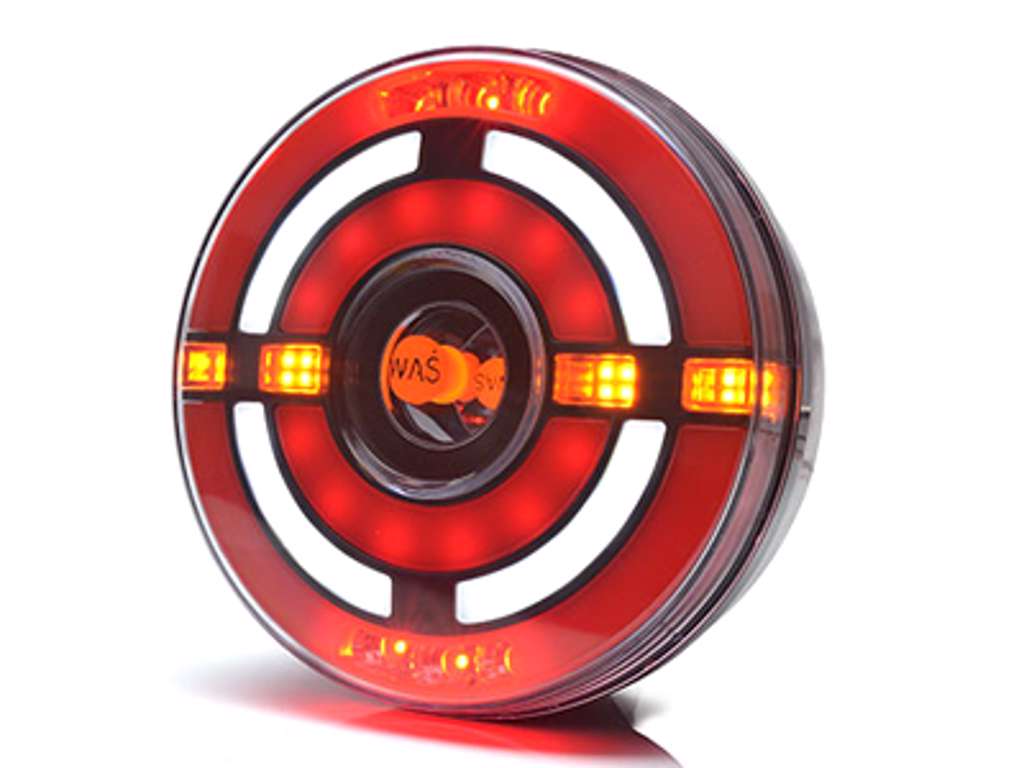 Rund LED baklygte