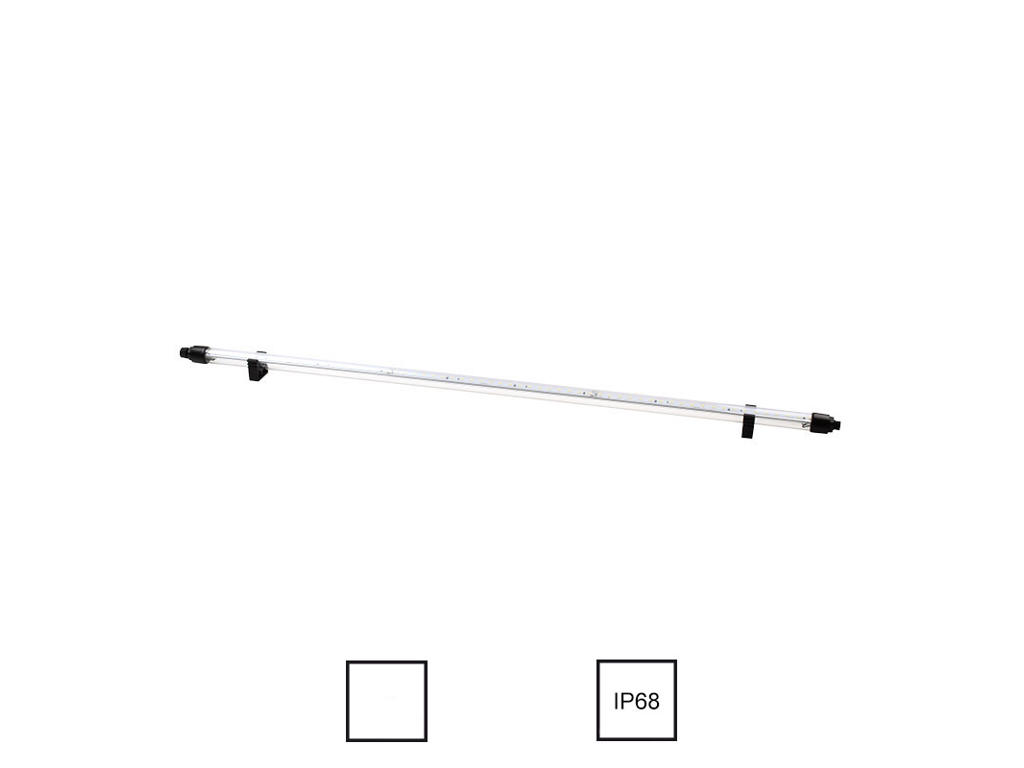 LED-armatur med 2 stk. rørholdere. 13W. 24V.