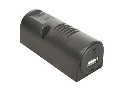 USB udtag, overflademont. 12 & 24V DC