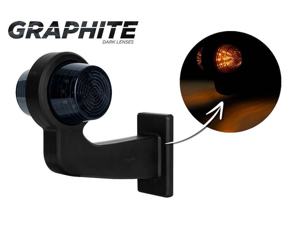 Double side indicator on a long arm