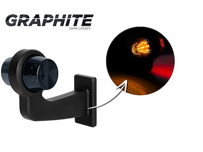Orange and red stalk marker light 