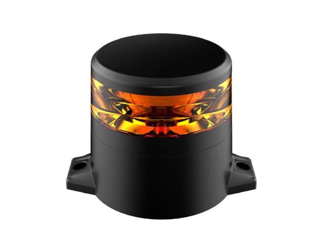 LED Mini Beacon, 10-80V, IP67, R65, R10 godkendt