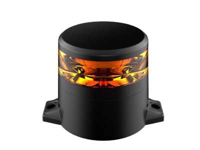 LED Mini Beacon, 10-80V, IP67, R65, R10 godkendt