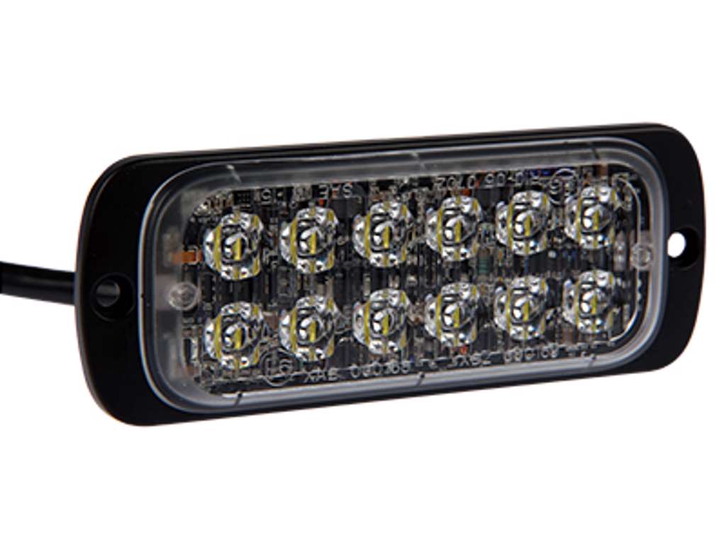 Kraftig horisontal LED flash med blåt blink, ST26