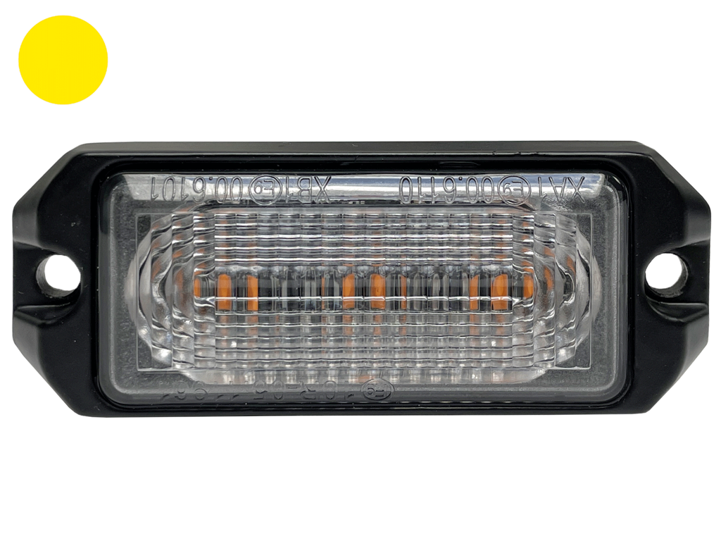 Supplerende LED flash med natsænkning, 3x3W/9-30V 