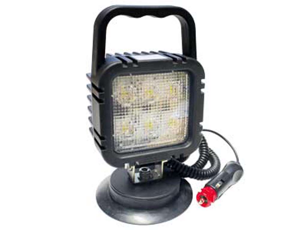 LED arbejdslampe til 12V med magnetfod