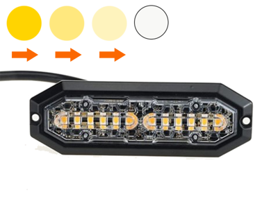 LED dynamisk flash-lampe 12xLED