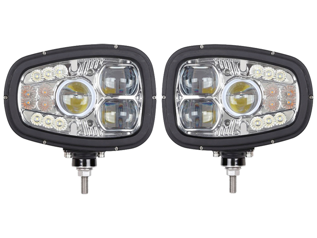 LED Kombi lygte med m/opvarmet glas (Sæt)