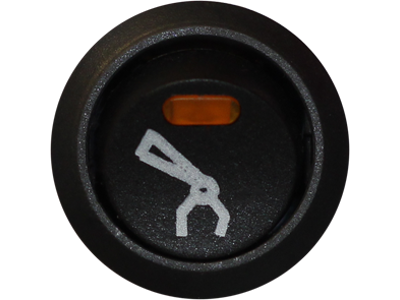 Afbryderkontakt 12V. kran. belyst