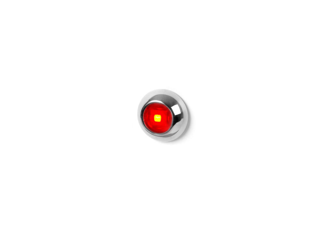 LED downlight rød Ø25 12v