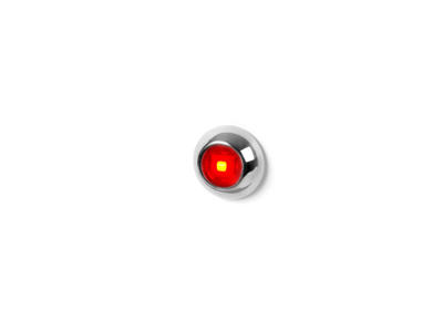 LED downlight rød Ø25 12v