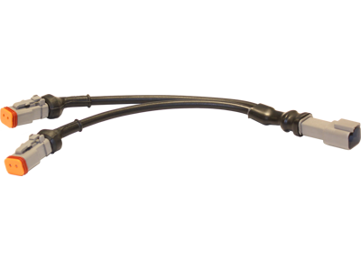 DT Y-led splitter 2 x han / 1 x hun