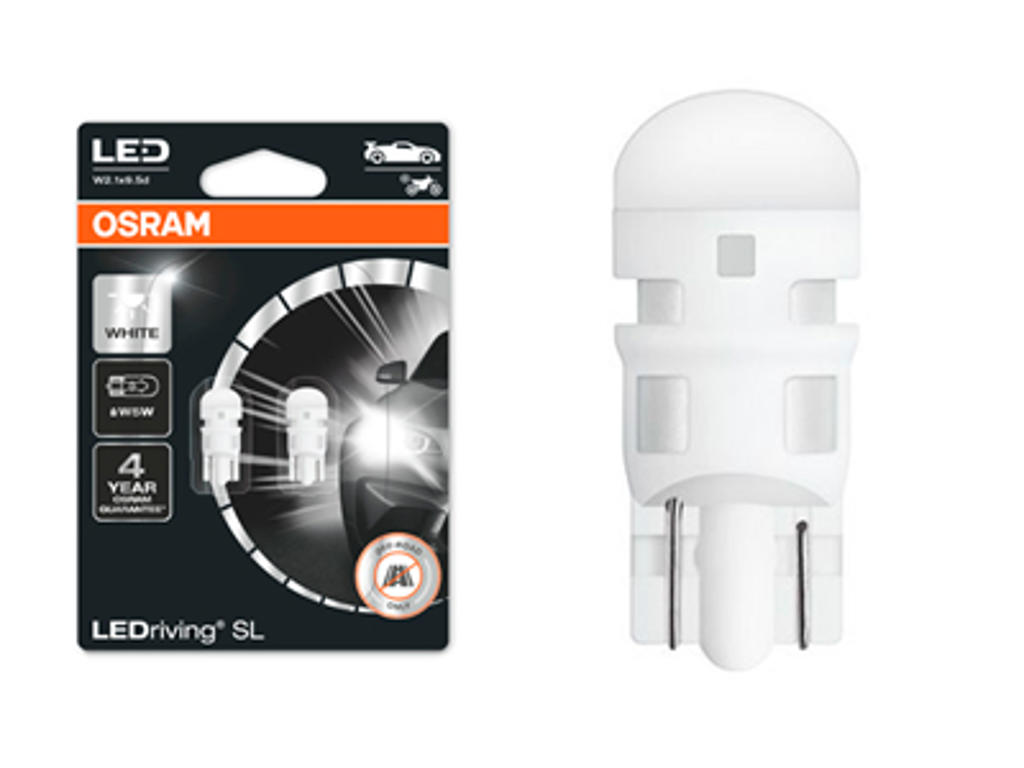 OSRAM LED W5W. 2 stk