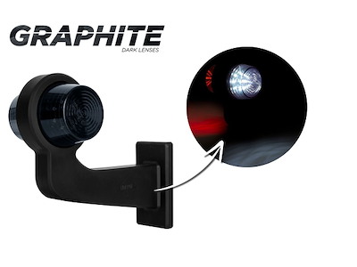 White and red stalk marker light 