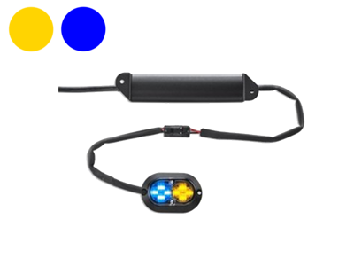 4/4 LED Hide Away LED Orange/Blå