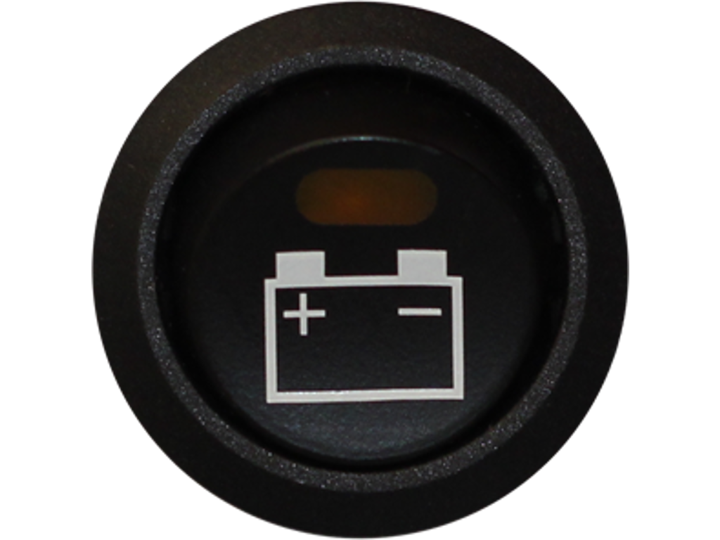 Afbryderkontakt 12V. batteri. belyst