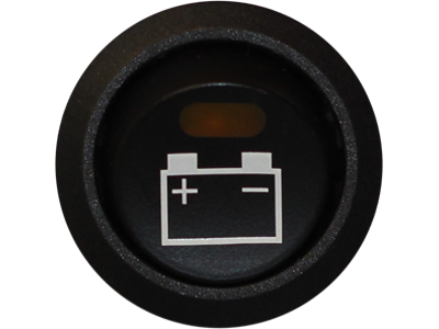 Afbryderkontakt 12V. batteri. belyst