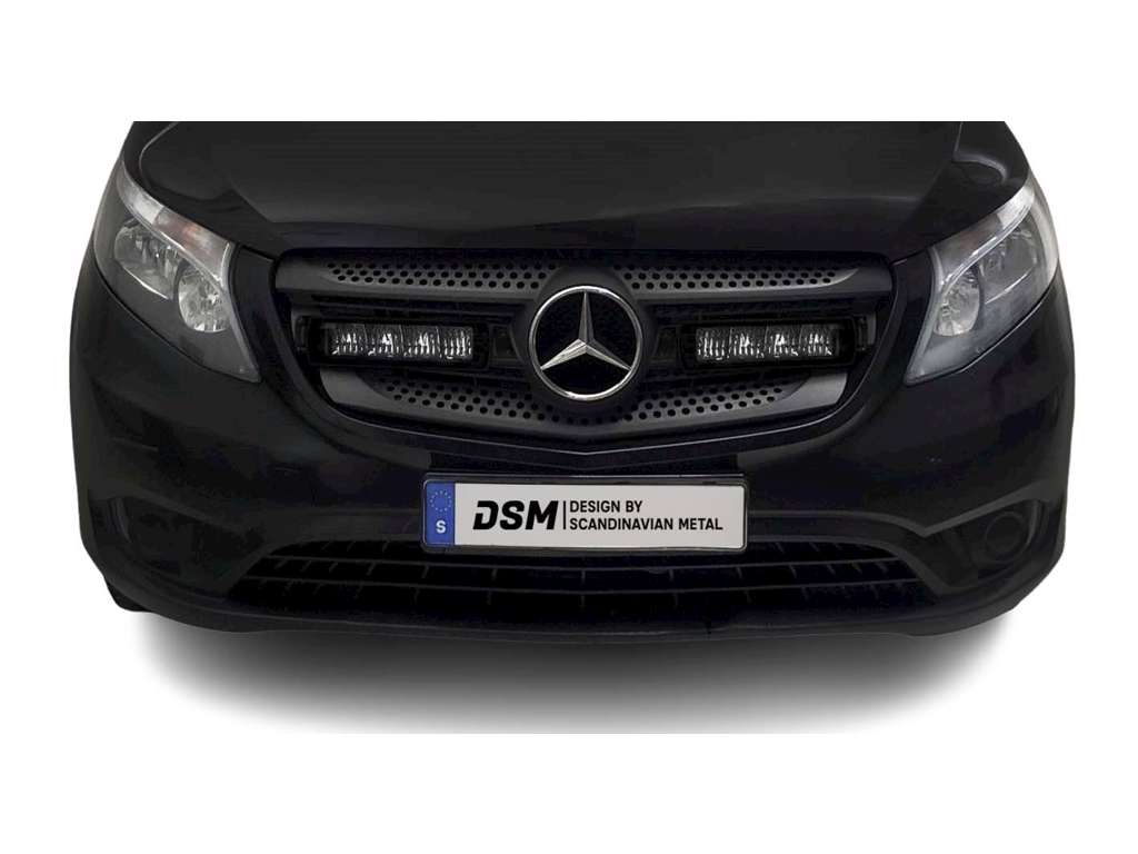 Mercedes Vito 2014-2023+ DSM INTEGRA LED Fjernlys-kit + modeltilpasset beslag