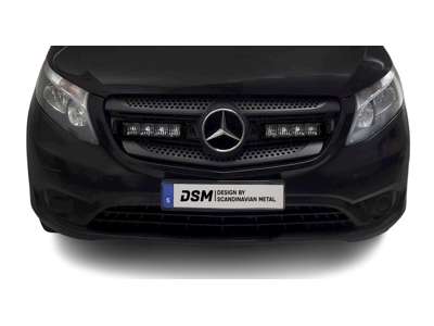 Mercedes Vito 2014-2023+ DSM INTEGRA LED Fjernlys-kit + modeltilpasset beslag
