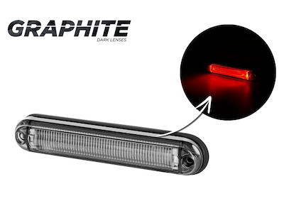 Marker light with an optical fibre 