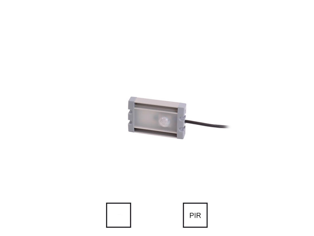 LED PIR lampe 10-30volt 4watt
