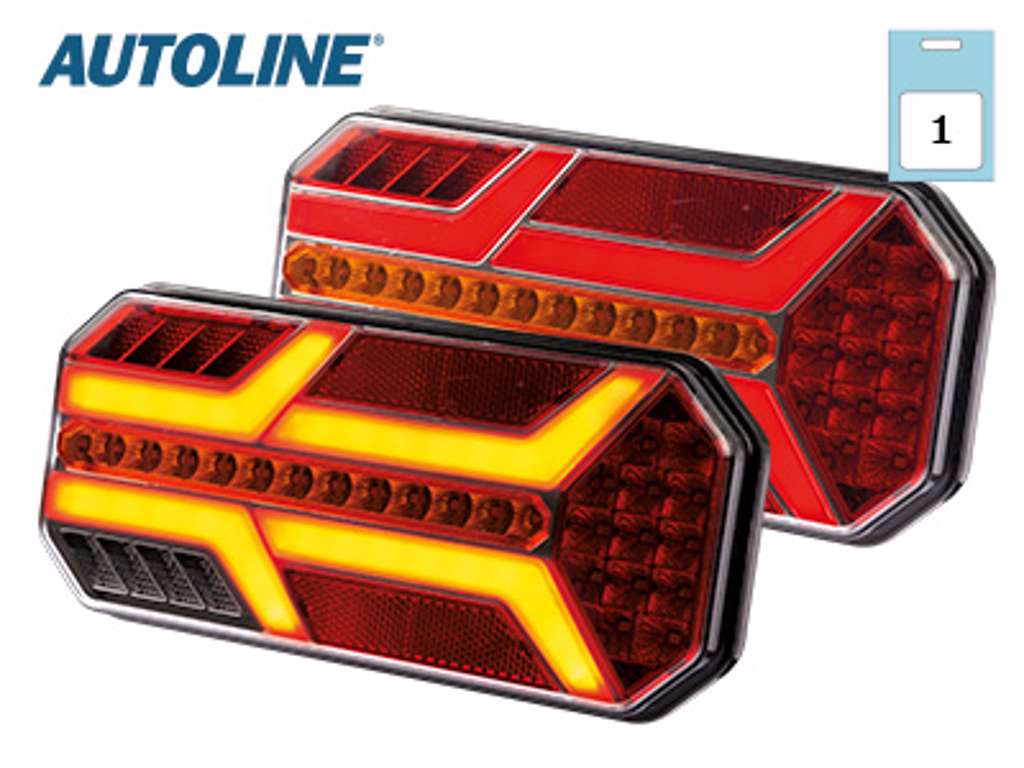Autoline LED baglygte - Højre