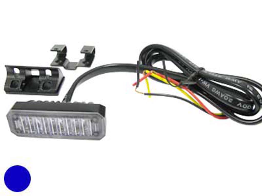 AXIXTECH LED Flash til front gitter - Blåt lys