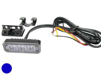 AXIXTECH LED Flash til front gitter - Blåt lys