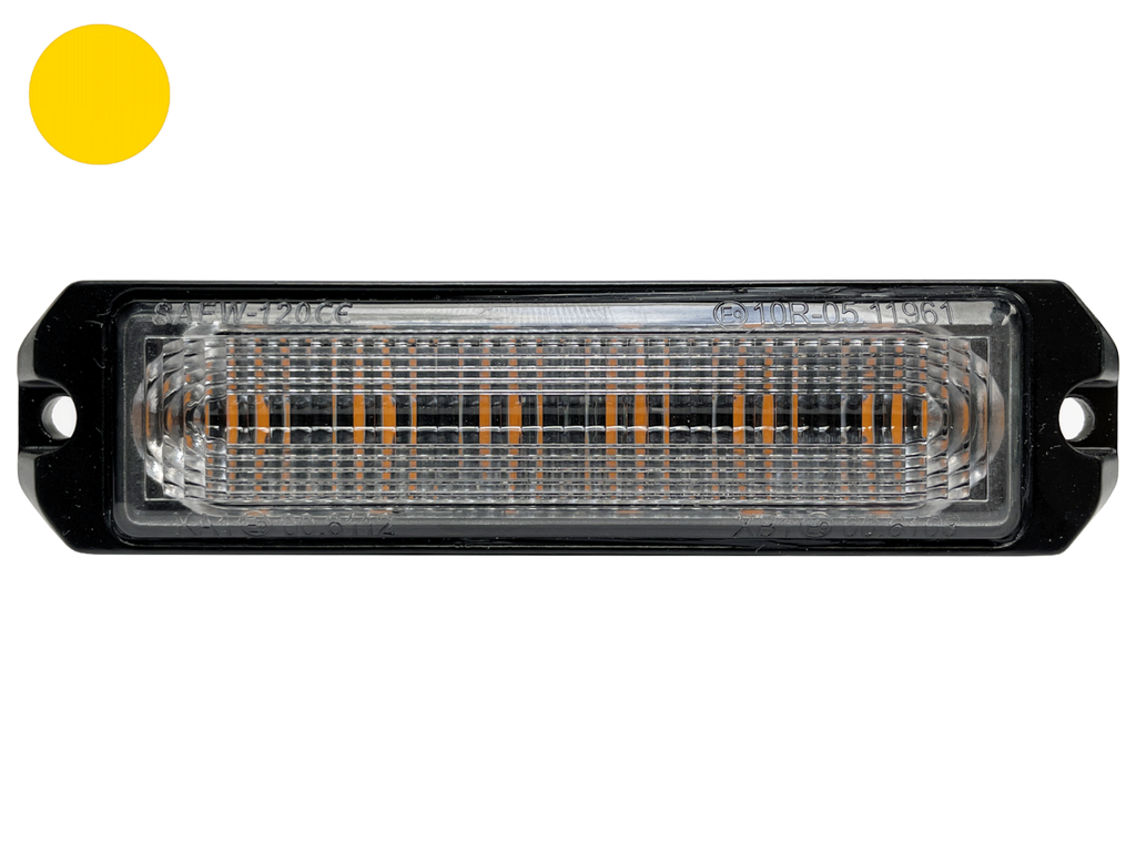 Supplerende LED flash med natsænkning, 6x3W/9-30V 