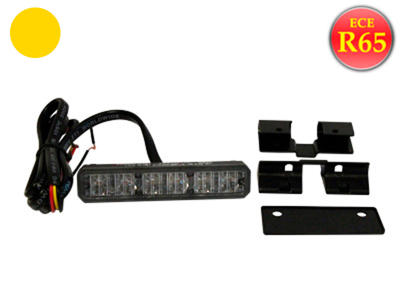 AXIXTECH LED Flash - MS6 til frontgitter montering. Gul lys