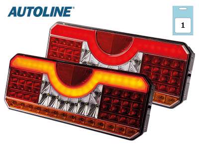 Autoline LED baglygte - Højre