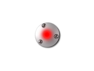 LED downlight rødtl. Ø44 12v