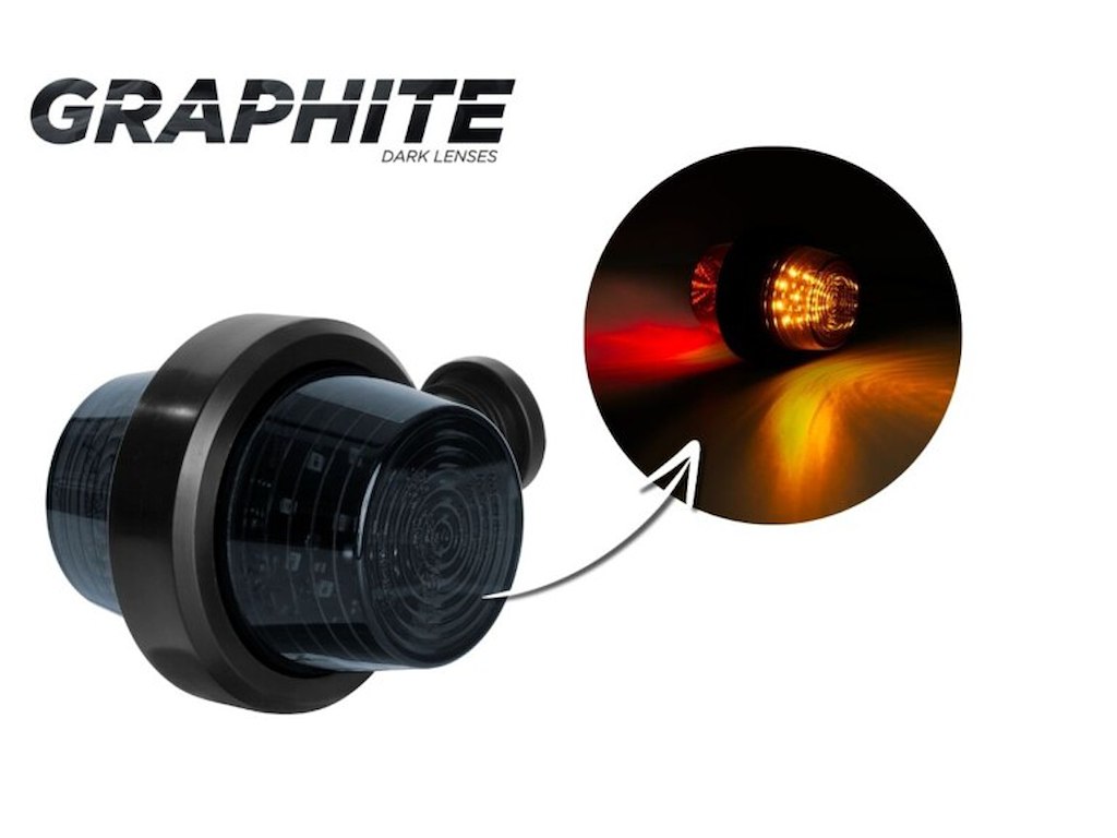 Orange and red marker light 