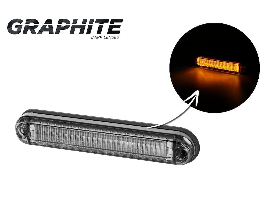 Marker light with an optical fibre 