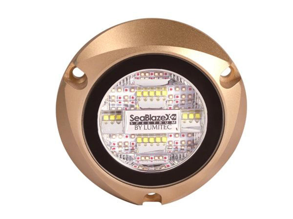 SeaBlaze X2 - RGBW undervandslys. Rund.  60W. 10-30V.