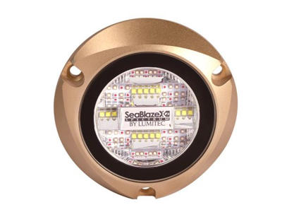 SeaBlaze X2 - RGBW undervandslys. Rund.  60W. 10-30V.
