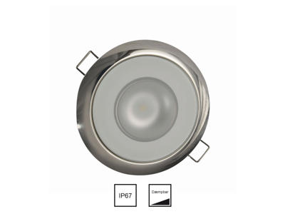 LED downlight. Varm. 10-30V.